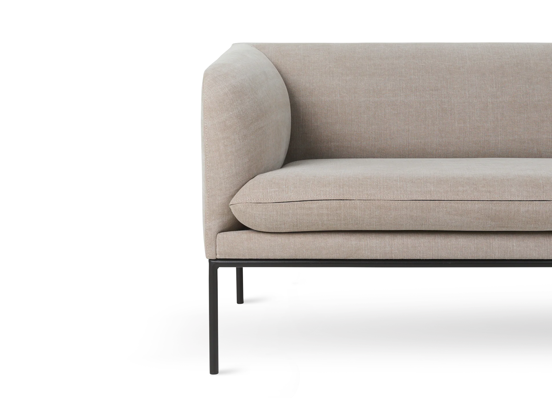 Turn Sofa 2-seater - Cotton Linen - Natural - Image 2