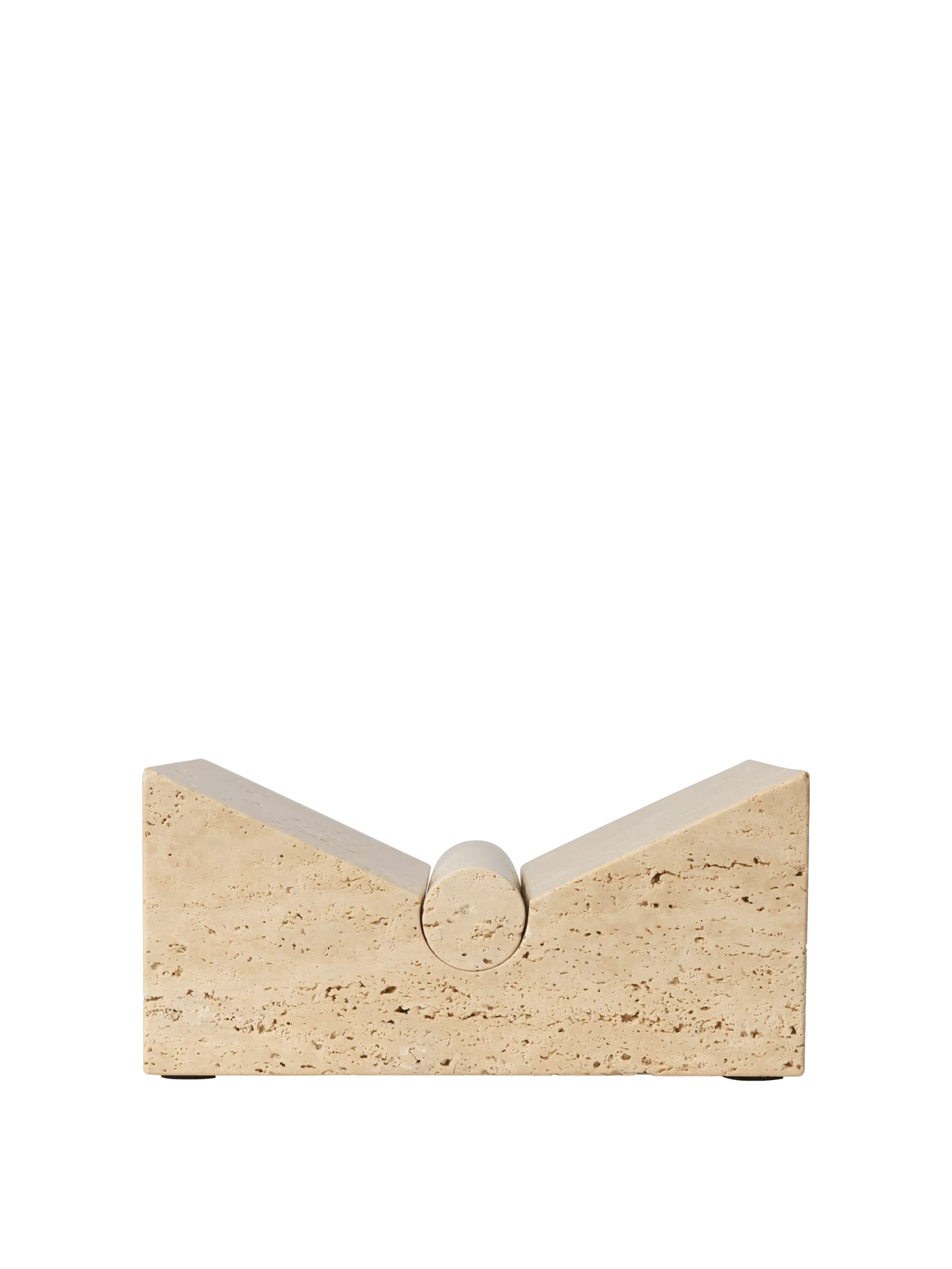 Tvara Book Stand - Travertine