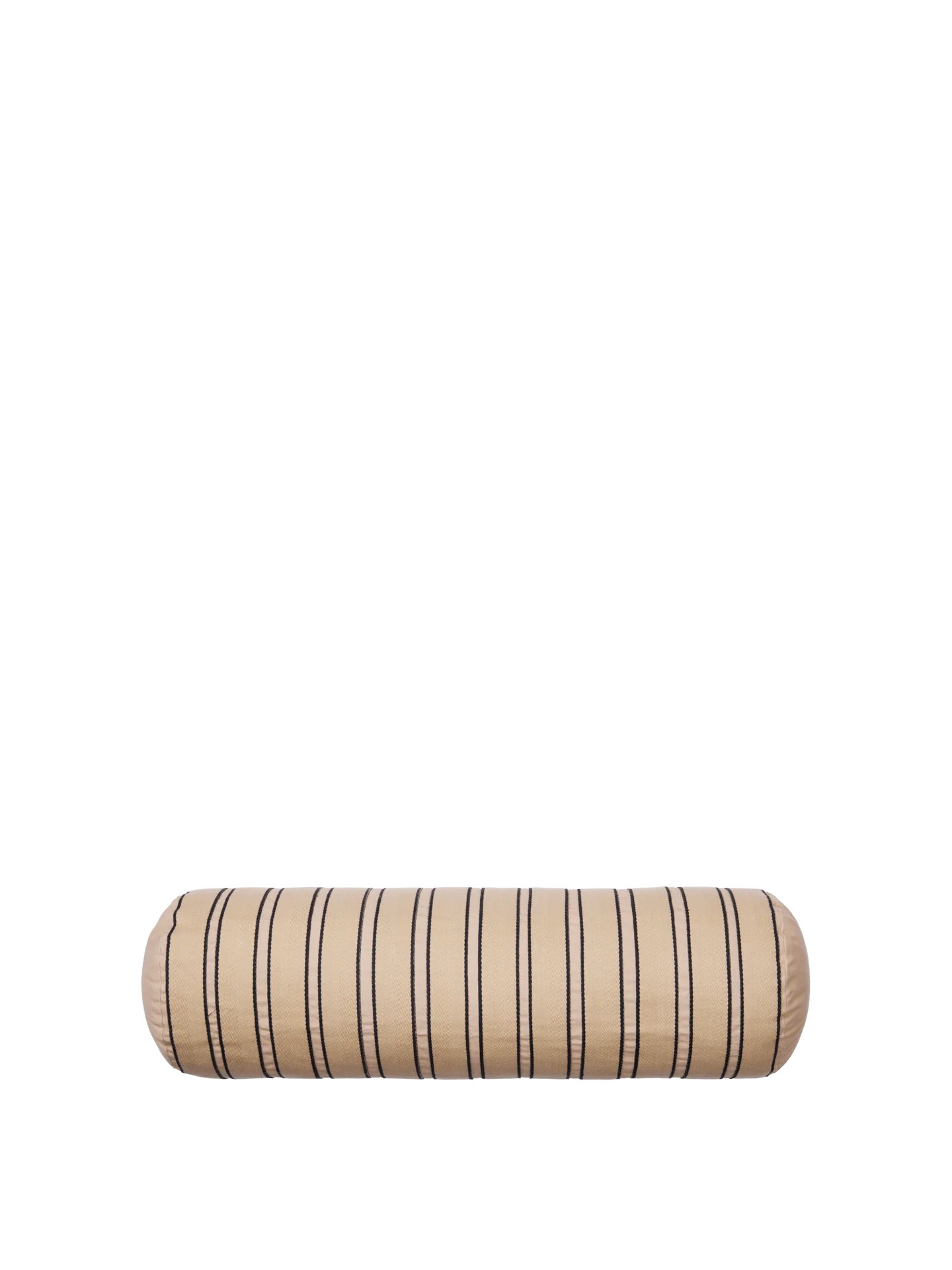 Twill Bolster Cushion - Cashmere/Black