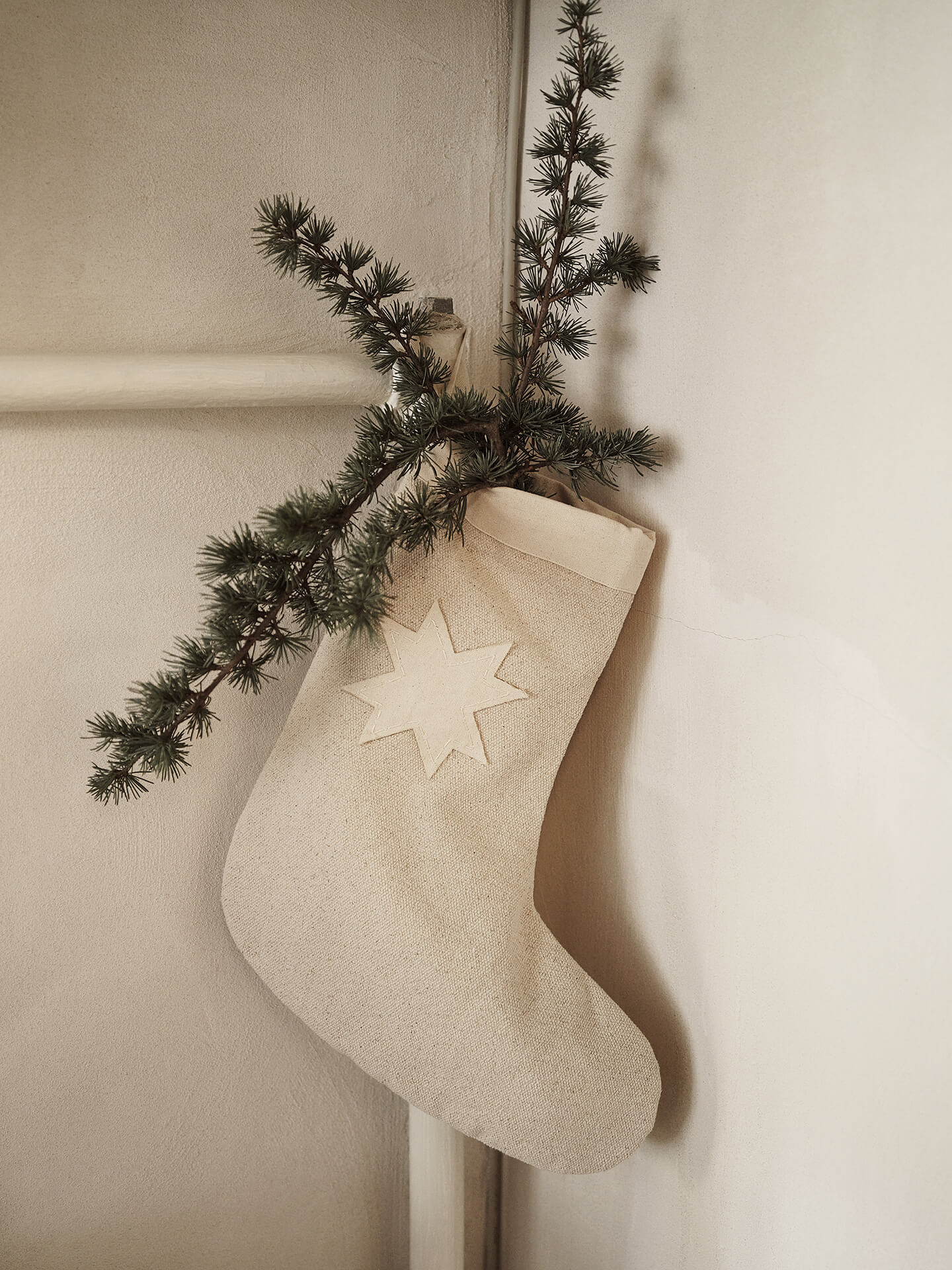 Vela Christmas Stocking - Natural - Image 2