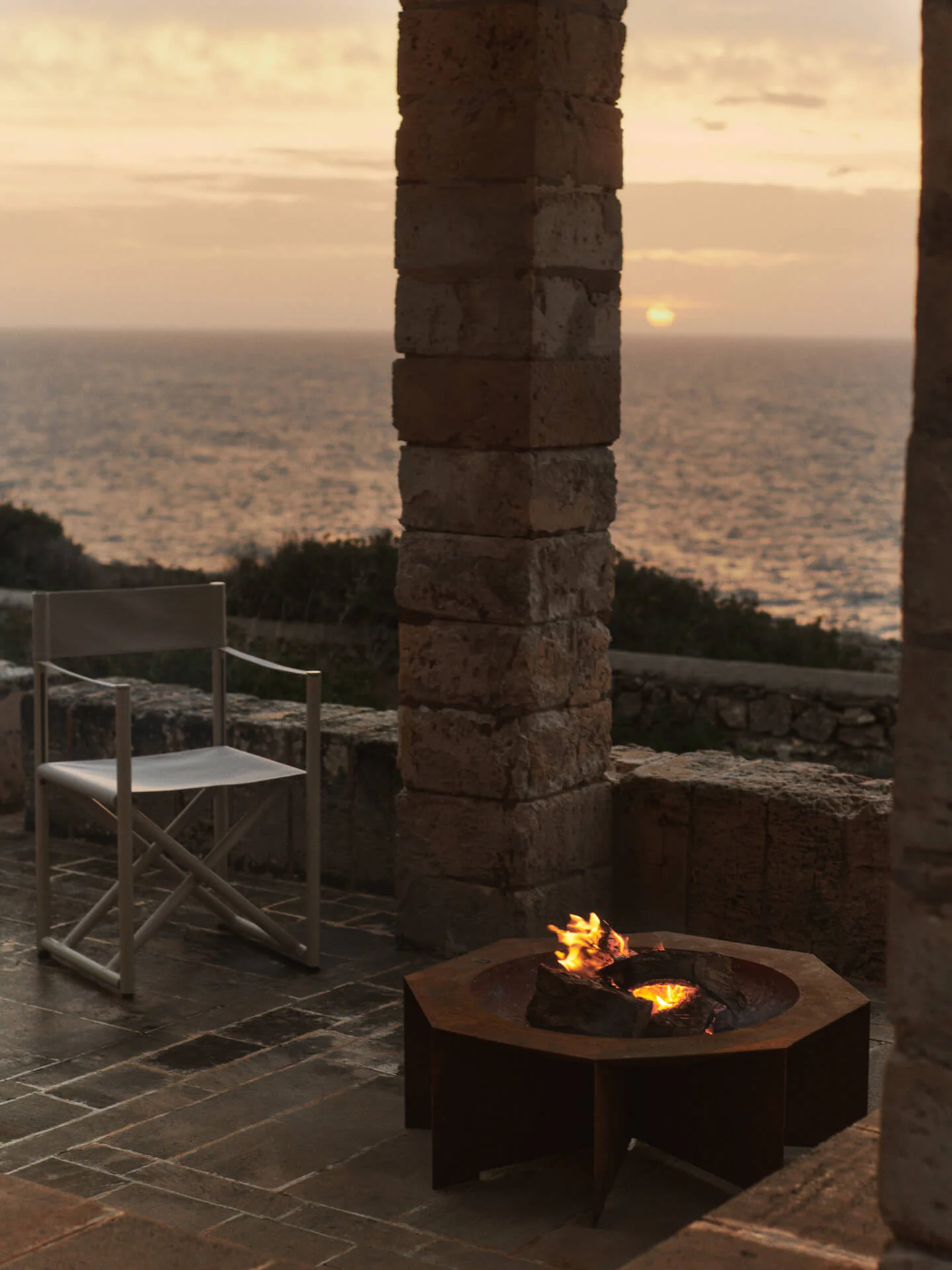 Voya Folding Chair - Cashmere - Image 4