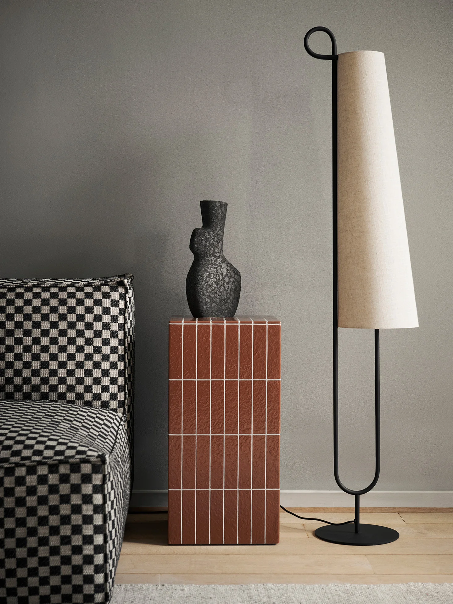 Yara Vase - Large - Rustic Iron - Image 2