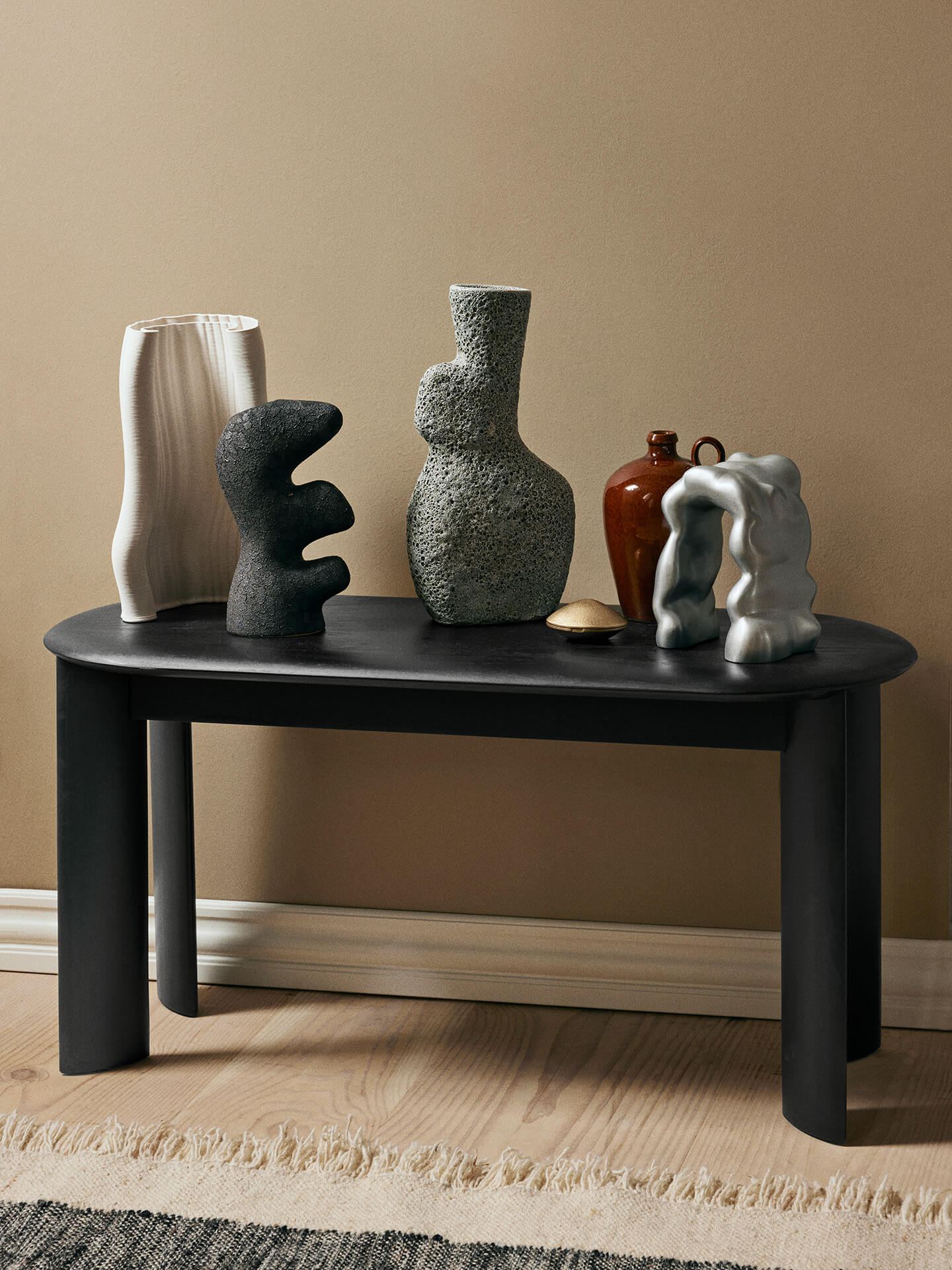 Yara Vase - Small - Rustic Iron - Image 2